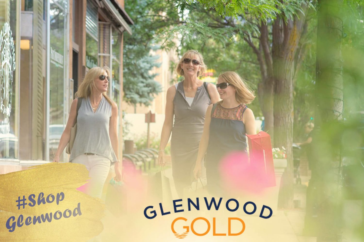 multiple women shopping at Glenwood Gold